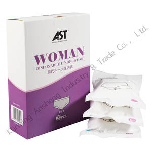 100% polyester sous-vêtements bon marché culottes filles blanches douces en stock - Product Image 2