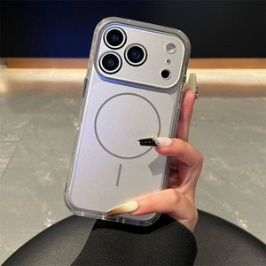เคสโทรศัพท์แม่เหล็กแบบกระจกกล้องดีไซน์ดั้งเดิมสำหรับ iPhone 17 16 15 14 Pro Max พร้อมกรอบเลนส์สีสันสดใสแบบด้านและฝาหลัง - Product Image 4