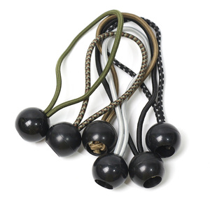 Corde elastiche a sfera da 6 pollici con corde elastiche elastiche lunghe da appendere per tende da sole regolabili per riparo, campeggio, carico, pali per tenda - Product Image 1
