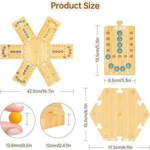 Planche <span class=keywords><strong>de</strong></span> <span class=keywords><strong>jeu</strong></span> en bois massif Offre Spéciale Pièces d'épissage portables Jouet <span class=keywords><strong>de</strong></span> <span class=keywords><strong>piste</strong></span> en marbre - Product Image 3