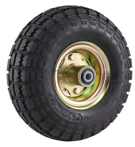 Hochleistungs-<span class=keywords><strong>10</strong></span>-Zoll-pneumatische Lenk rollen 3.00-4 Air Type Edelstahl 4PR Werkbank Schrank möbel Woodbox Gummi rad - Product Image 3