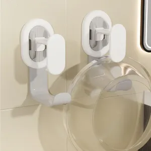 1/2 Piezas Soporte Adhesivo Sin Perforaciones para Baño y Cocina, Organizador de Lavabo Sin Rastro, Gancho de Pared Ahorrador de Espacio, Estante de Almacenamiento Adhesivo - Product Image 3