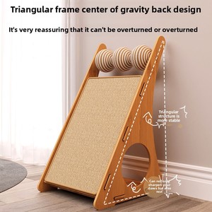 Hiện đại sisal mèo scratcher giường trong nhà mèo con võng lớn mèo Ghế phòng chờ bằng gỗ đầu Hội Đồng Quản Trị có tính năng phong cách mèo - Product Image 5