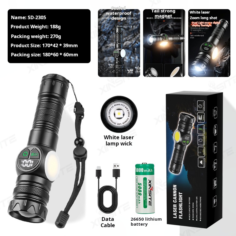 Torcia elettrica con batteria