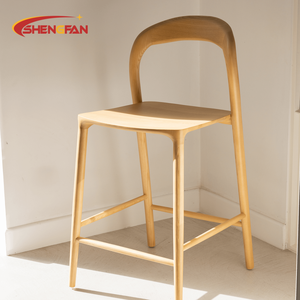 Chaises <span class=keywords><strong>de</strong></span> salle à manger en bois massif <span class=keywords><strong>de</strong></span> style mid-century, vente chaude, design rétro luxueux, <span class=keywords><strong>tabouret</strong></span> <span class=keywords><strong>de</strong></span> bar pour restaurant, maison, <span class=keywords><strong>cuisine</strong></span>, salle à manger, usage commercial - Product Image 2