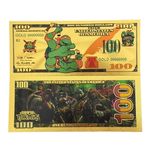 Ventes Flash 2026 : 4 Modèles de Billets de Banque TM-NT Plaqué Or 24K pour Cadeaux - Product Image 2