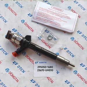 หัวฉีดน้ำมันเชื้อเพลิงคอมมอนเรล295050-1680 <span class=keywords><strong>23670</strong></span>-<span class=keywords><strong>UM010</strong></span>สำหรับ7FD-8FD เครื่องยนต์ IZ - Product Image 2
