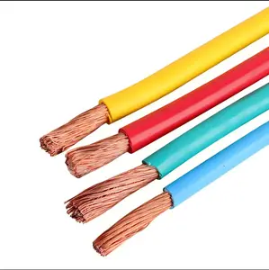 High Quality Flexible RV Cable China Best Insulated Bare Copper Power Electrical Wire 1.5mm 2.5mm 4mm 6mm 10mm Manufacturer