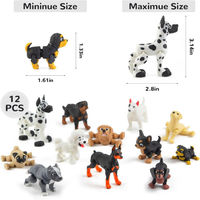 Jouet de chiot articulé réaliste et détaillé en plastique, fait main, tendance, pour enfants et tout-petits, jouet anti-stress