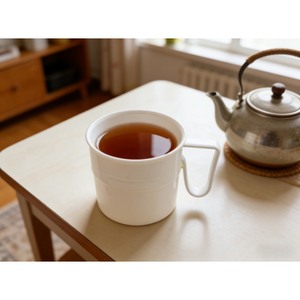 Taza Comercial Ergonómica de PP Blanca Resistente de 257 ml con Asa Robusta para Servir Café y Té Calientes - Product Image 3