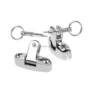 Tagnren thép không gỉ boong Bản lề cho thuyền buồm bimini top-phát hành nhanh chóng 180 độ Fairlead Bow núi thay thế 70mm - Product Image 3