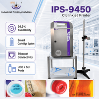 Imprimante de codage CIJ industrielle IPS-9450 avec impression sur 5 lignes pour les applications de marquage de données variables