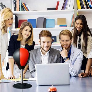 Saco de Boxeo de Escritorio, Regalos Divertidos para Él - Alivio del Estrés, Saco de Boxeo Independiente para Escritorio o Mesa con Ventosa - Product Image 5