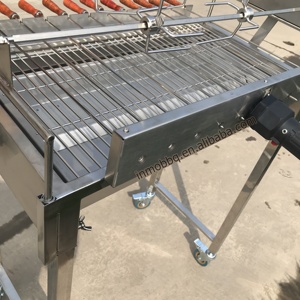 Nuovo Stile Tradizionale Greco-Cipriota Girarrosto Foukou a Carbone per BBQ Cipriota <span class=keywords><strong>in</strong></span> <span class=keywords><strong>Acciaio</strong></span> Inossidabile - Product Image 3
