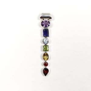 Offre Spéciale fait à la main en argent Sterling 925 multicolore pierres précieuses Chakra pendentif bijoux fins pendentifs et breloques fournisseur - Product Image 1