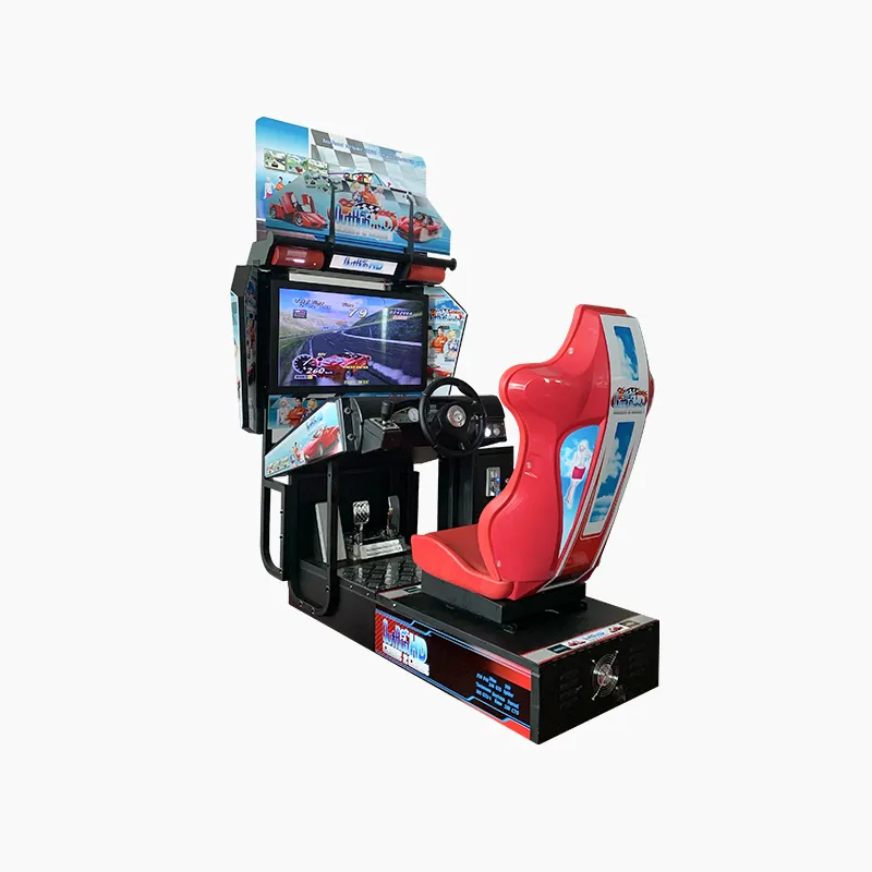 Game balap mesin arcade tunggal untuk Dijual koin dalam ruangan dioperasikan arcade video g mesin permainan balap