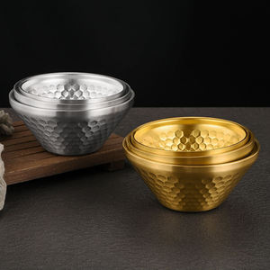 ชามข้าว304สำหรับเด็กชามข้าวต้มซุปกันลวกชามเล็กภาชนะใส่อาหารสำหรับเด็กชุดจานสำหรับห้องครัว - Product Image 2