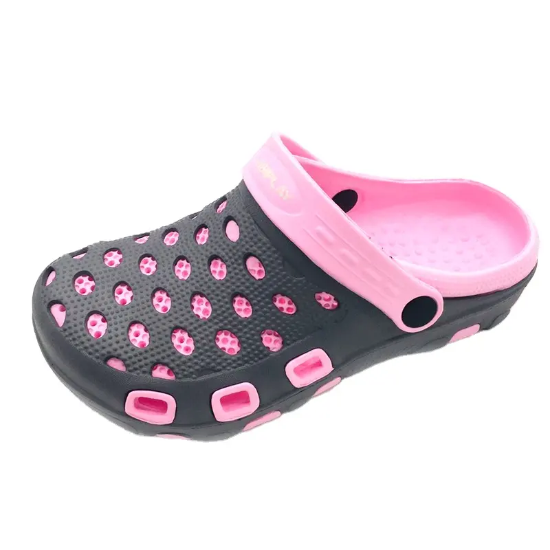 Grosir Desain Mewah Wanita dan Pria EVA Taman Sepatu Bakiak dengan Lubang Kolam Pantai Sandal Berjalan Slide Sandal untuk Unisex