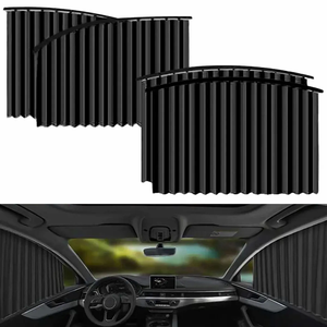 Parasoles Ajustables para Ventanas de Coche, <span class=keywords><strong>Bloqueador</strong></span> Solar para Ventanas de Coche, Parasol Adhesivo, Cubierta Protectora, Visera - Product Image 3