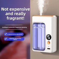 Diffuseur de parfum mural automatique à faible bruit avec fonction de minuterie pour chambre à coucher, salle de bain, aromathérapie, huile essentielle pour la maison