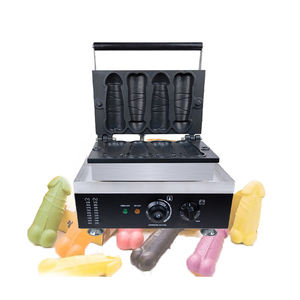 Gaufrier électrique automatique <span class=keywords><strong>en</strong></span> <span class=keywords><strong>forme</strong></span> <span class=keywords><strong>de</strong></span> pénis, professionnel, autres machines à snacks, machine à gaufres - Product Image 2