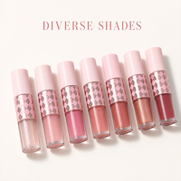 Vente en gros de gloss à lèvres double embout 2 en 1, mat et brillant, imperméable, longue tenue, cosmétiques de marque privée