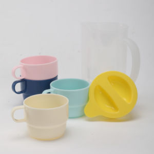 प्लास्टिक केतली 850 मिली प्लास्टिक की बोतल एक बर्तन चार कप ठंडा पानी चाय कोक कॉफी घरेलू केटल बच्चों कप - Product Image 5