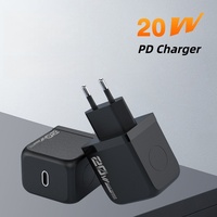 Adaptador de Carga Rápida Original PD de 20W para iPhone 17 16 15 14 13 Pro Max, Puerto USB-C, Cargador Rápido Tipo-C