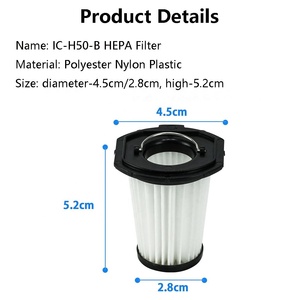 ตัวกรอง IC-H50-B IC-H50แผ่นกรอง HEPA สำหรับเครื่องไอริส IC-H50-HA ทำความสะอาดที่มีประโยชน์เครื่องดูดฝุ่น IC-H50-CW - Product Image 2