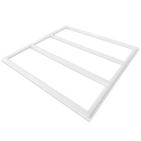 Surfaces minces 595x595 40W LED plafond plat gril panneau lumineux pour bureau Led cadre panneau lumineux Led lumière
