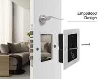 Lector de Control de Acceso a Puertas con Teclado Táctil Biométrico de Metal Integrado, WIFI, IP66, 13.56MHZ, Tuya, Lector RFID