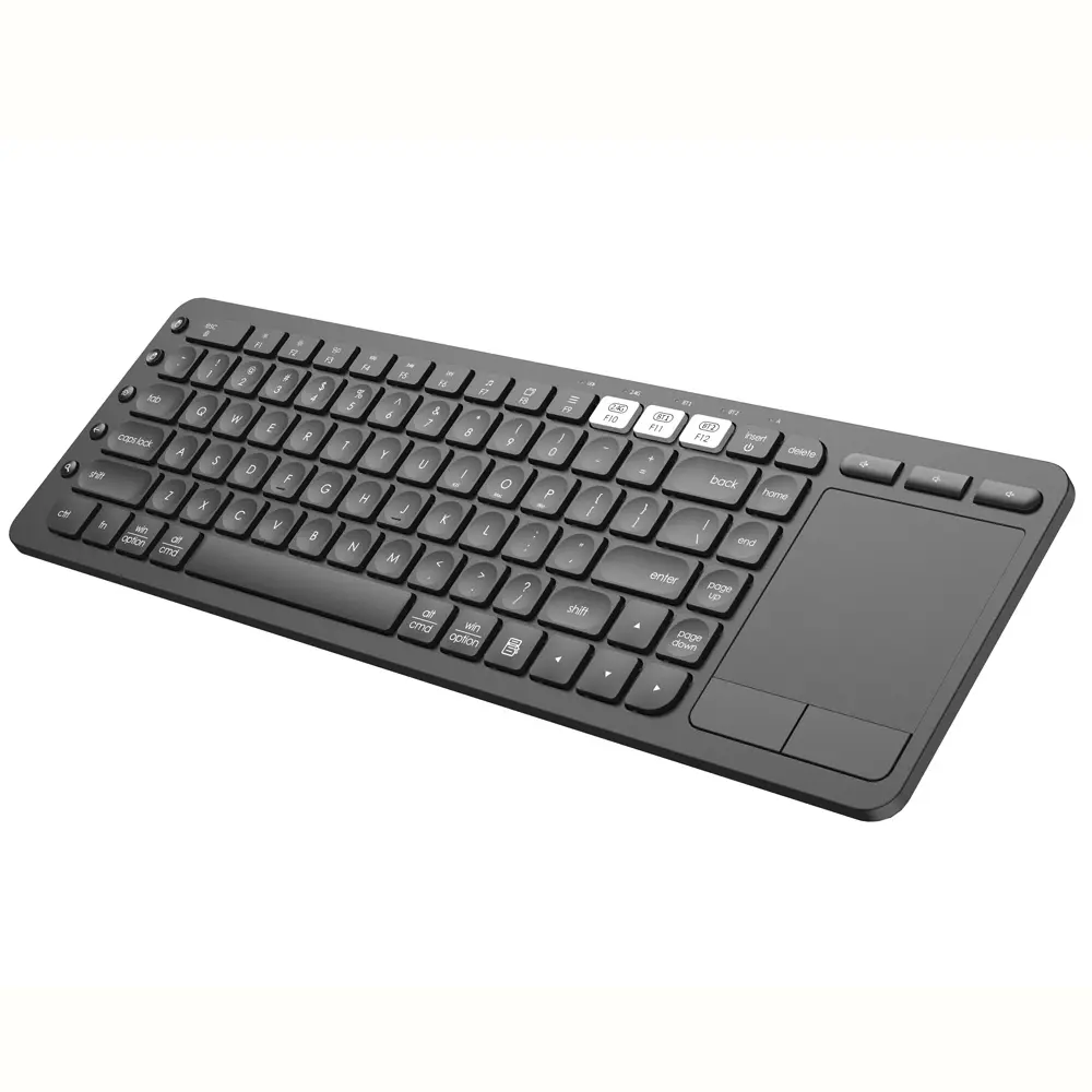 Bt5.0 teclado 89 teclas com tamanho portátil e touchpad