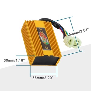 אופנוע <span class=keywords><strong>DC</strong></span> <span class=keywords><strong>CDI</strong></span> סליל הצתה 4+2 פינים סגסוגת אלומיניום זהב ביצועים גבוהים - Product Image 5