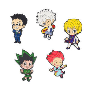 Spille gioielli 5 stili HUNTER GON FREECSS Killua Zoldyck in metallo fai da te spille in smalto distintivo in lega Anime spilla - Product Image 1