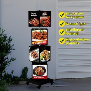 Factory Direct Cubic Display <strong>Rotating</strong> <strong>Light</strong> <strong>Box</strong> with Hanging Installation for Presenting Menus - Product Image 2