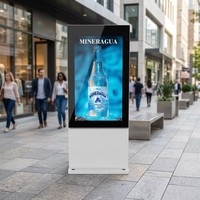 Kiosco Digital Interactivo con Pantalla Táctil de 43/55/65 Pulgadas para Exteriores, Reproductor de Publicidad para Parques y Edificios, Android WiFi