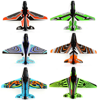 Jouet avion en mousse d'éjection lanceur jouet avion planeur vol pistolet en plastique jeux de plein air jouets pour enfants