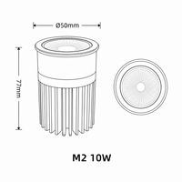 Module LED GU10 10W à conception privée OEM ODM, solution d'éclairage à CRI élevé, remplacement d'ampoule LED MR16, délai de livraison rapide