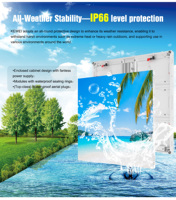 Paneles de Pantalla LED Publicitarios para Exteriores KEWEI P4-P10, Impermeables IP66, a Todo Color, 4K, con CMS y RDM Basados en la Nube
