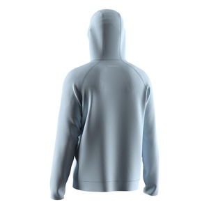 Sweat à capuche léger et chaud, respirant, extensible dans les quatre sens, mélange polyester-coton-spandex, résistant aux plis - Product Image 4