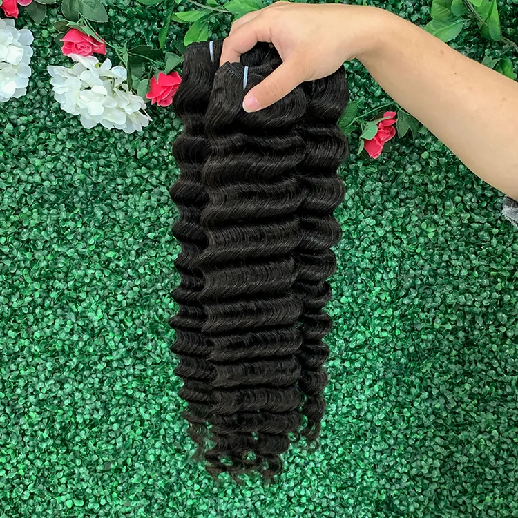 Hot Sale Virgin Brazilian Deep Wave Hair Vendors Cheap Human Hair Weave