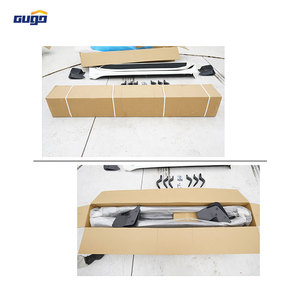 Estribos Laterales GUGO LC200 en Negro Brillante para Toyota <span class=keywords><strong>Land</strong></span> <span class=keywords><strong>Cruiser</strong></span> 200 2008-<span class=keywords><strong>2021</strong></span>, Barra Nerf, Estribo Exterior - Product Image 2