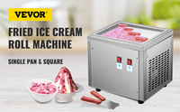 Hot Sale Markdown Sale Gerolde Ijsmachine Gebakken Ijsrol Diepvriezer Roller Voor Ijs