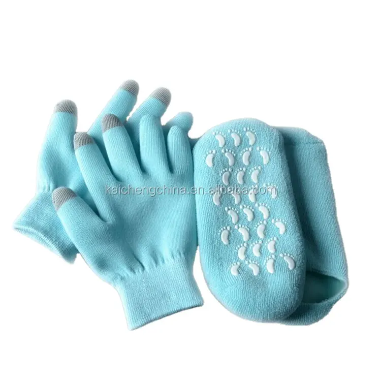 Natrual Essential Oil Gel Gloves for Dry Hand Spa OEM accept