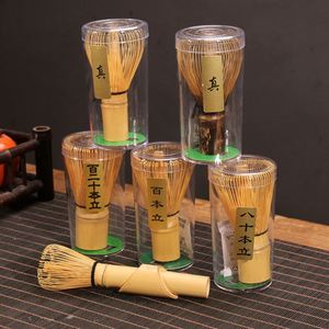 Batidor de Bambú para Matcha Japonés, Cepillo para Mezclar Matcha, Cuchara para Té, Chasen de Bambú de 100 Puntas, Batidor de Matcha con Logotipo Personalizable - Product Image 4