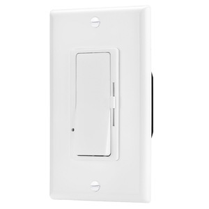 Interruptor de Pared de Plástico de un Solo Polo, 15A 120V IP20, Regulable, Diseño Moderno, Duradero, 100,000 Ciclos - Product Image 4