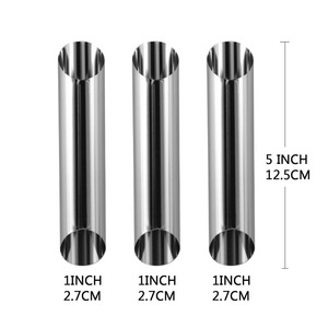 Herramientas para pasteles de acero inoxidable de grado alimenticio, molde para hornear pasteles, molde de cuerno de crema, tubos de Cannoli, conchas, formas de Cannoli Baki - Product Image 2