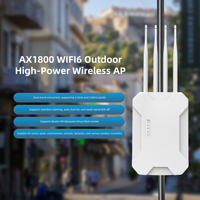 Routeur sans fil double bande 5G 1800M Wi-Fi 6 avec ports Gigabit, routeur Wi-Fi domestique haute vitesse traversant les murs pour fibre optique