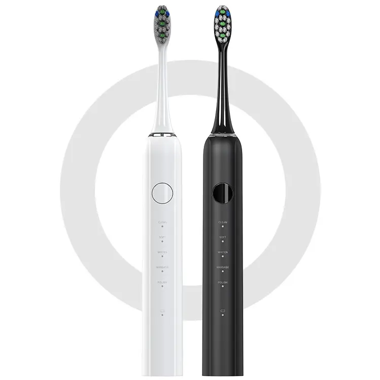 T2406大人用歯ブラシ電動ソニック圧力センサースマート歯ブラシ5モード大人用充電式電子歯ブラシ