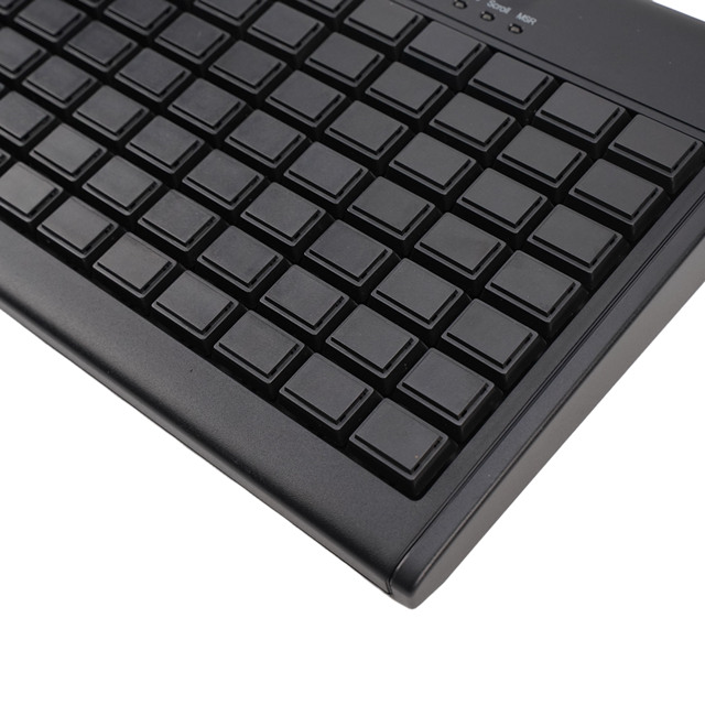 New USB POS System Cashier Keyboard with Relegendable Keycaps Full Size Wired for Restaurant Supermarket Factory Use